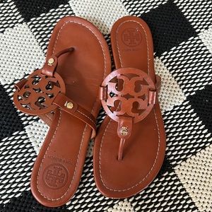 Tory Burch Women’s Miller Chestnut Sandals Shoes